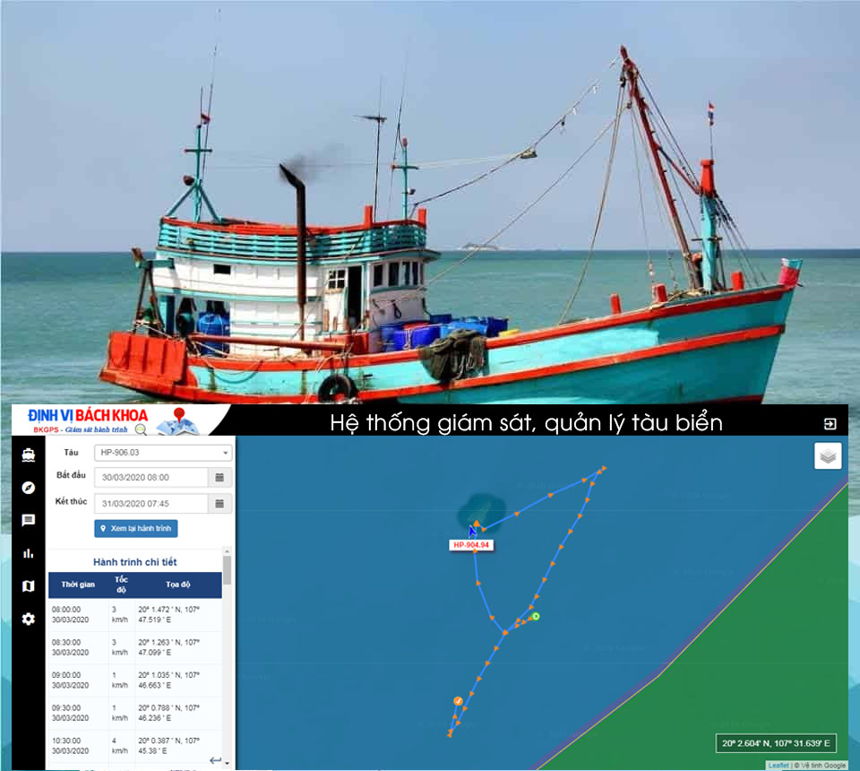 Hệ thống giám sát hành trình tàu biển