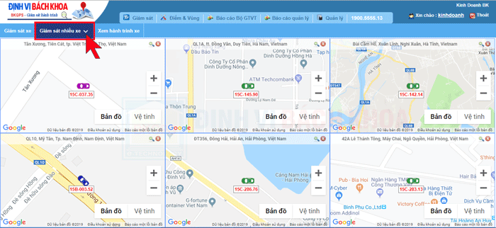 Giám sát nhiều xe trên cùng màn hình giam-sat-nhieu-xe-tren-man-hinh