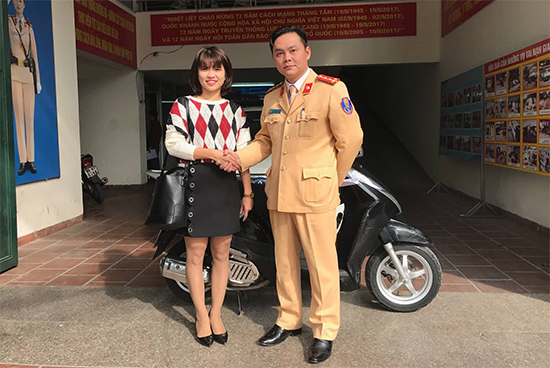 Trả lại chiếc xe máy bị mất cắp thiết bị giám sát hành trình